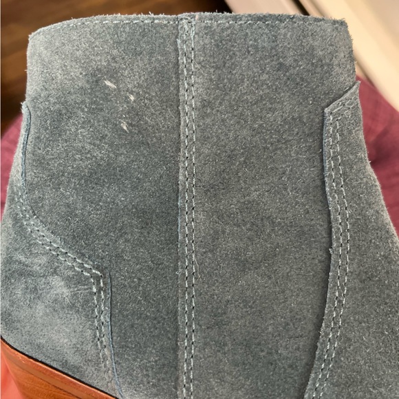 *Like NEW* Madewell The Western Boot in Suede in Midnight Spruce, Size 8.5 (8H) - Picture 16 of 16